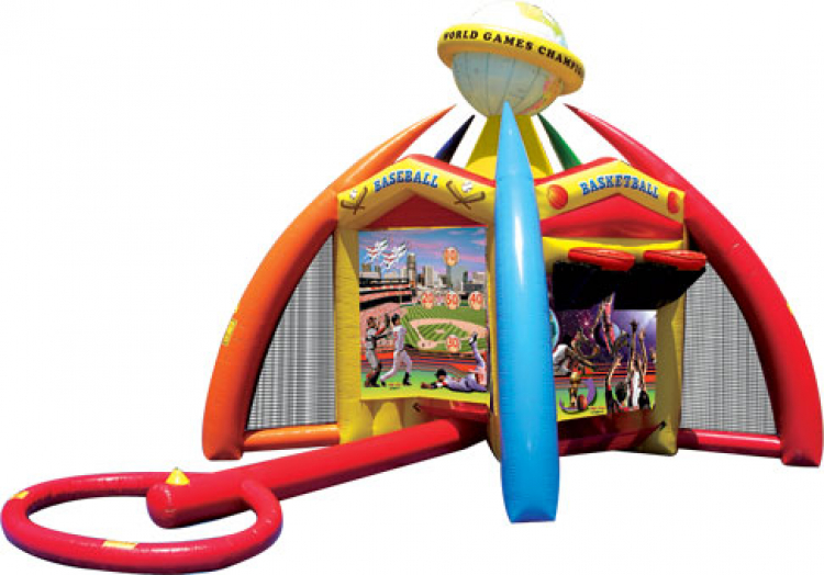5 IN 1 INFLATABLE SPORTS CENTRE